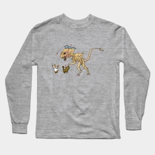 Pumpkinhead loves Kittens Long Sleeve T-Shirt